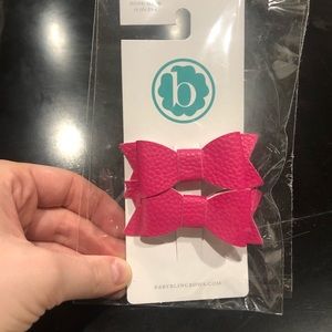 Pink Baby Bling Alligator Clips